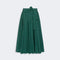 S MAX MARA SMMRomina Taffeta Pleated Skirt in Green