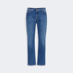 WEEKEND MAX MARA WKDLana Slim Fit Stretch Cropped Denim Jeans in Navy Medium