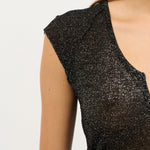 BEATRIZ FUREST Federica Sleeveless Top in Black