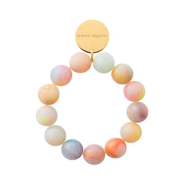 VANESSA BARONI Beads Flex Bracelet in Neon Rainbow