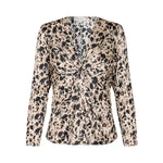 DEA KUDIBAL CecilieDEA Silk Blouse with Drape Detail in Sauvage
