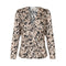 DEA KUDIBAL CecilieDEA Silk Blouse with Drape Detail in Sauvage