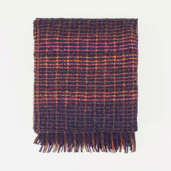 SESSUN Niu Pio Scarf in Ruby Blue