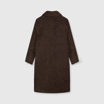 BEATRIZ FUREST Normandie Long Furry Coat in Brown