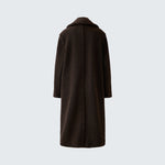 OUI Long Teddy Winter Coat in Mulch