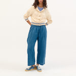 BEATRIZ FUREST Walter Denim Pants in Denim Sky
