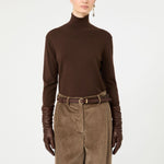 WEEKEND MAX MARA WKDKiku Turtleneck Jumper in Brown