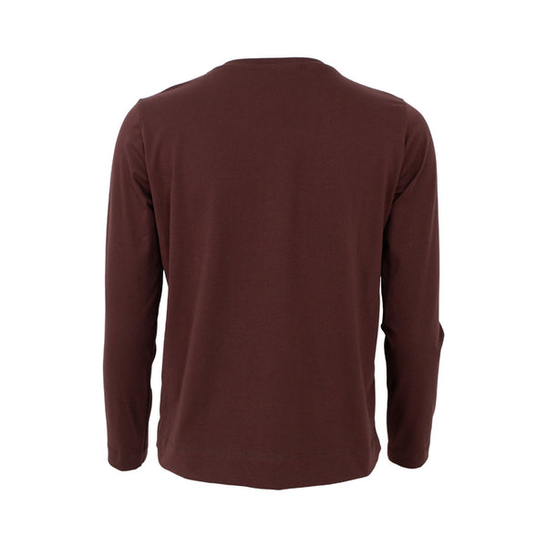 BLACK COLOUR BCMay V-Neck Top in Coffee