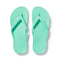 ARCHIES Arch Support Flip Flops in Mint