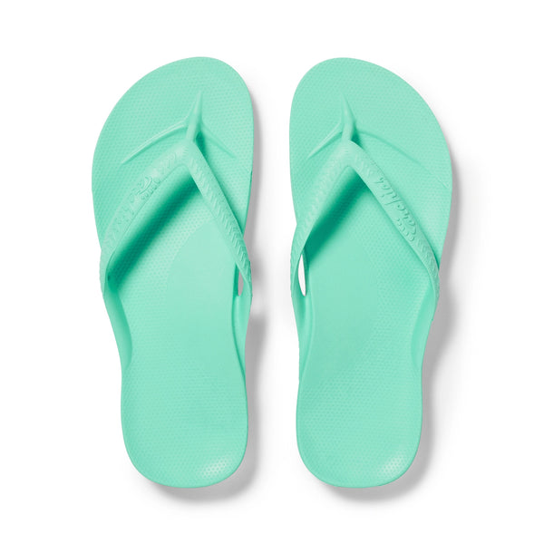 ARCHIES Arch Support Flip Flops in Mint