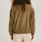 SACRECOEUR Lise Leather Jacket in Green