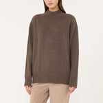 WEEKEND MAX MARA WKDElegia Cashmere High Neck Sweater in Hazelnut