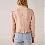 MAISON HOTEL Edgard Linen Jacket in Antique Blush