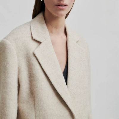 SECOND FEMALE Sera Blazer in Beige Melange