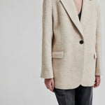 SECOND FEMALE Sera Blazer in Beige Melange