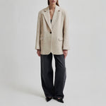 SECOND FEMALE Sera Blazer in Beige Melange