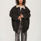 SACRECOEUR Mahot Parka with Boucle Collar in Charbon