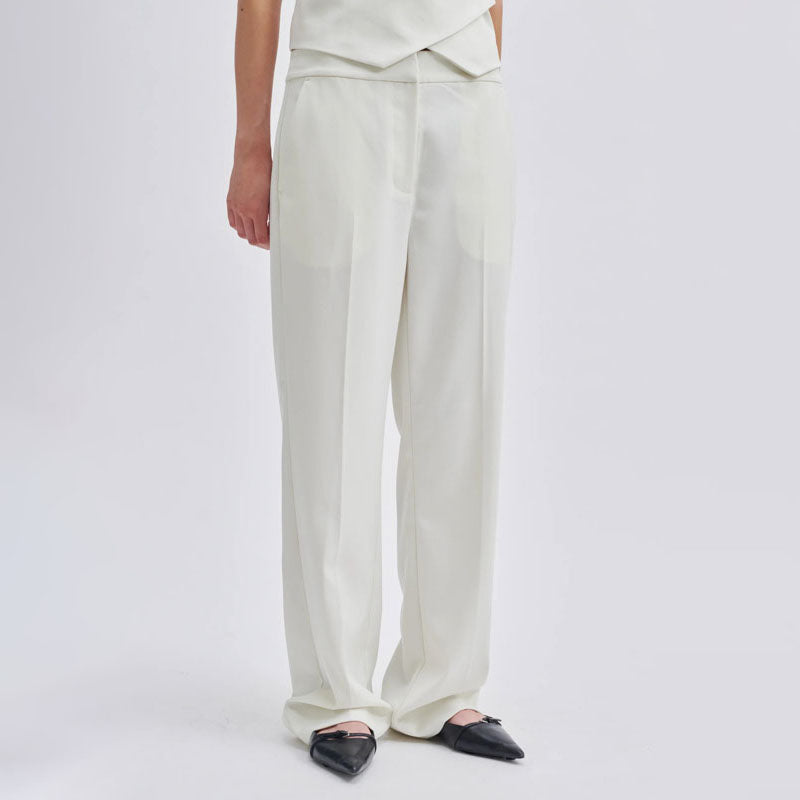 SECOND FEMALE Kaleem Suit Trousers in Vaporous White