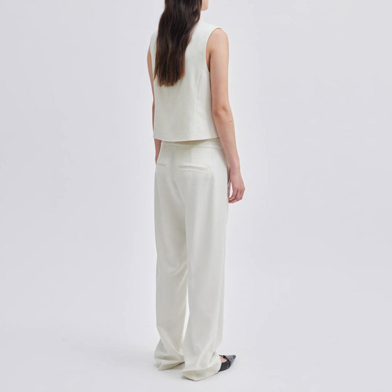 SECOND FEMALE Kaleem Suit Trousers in Vaporous White
