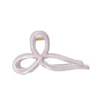 Yade Bow Hair Claw in Light Pink