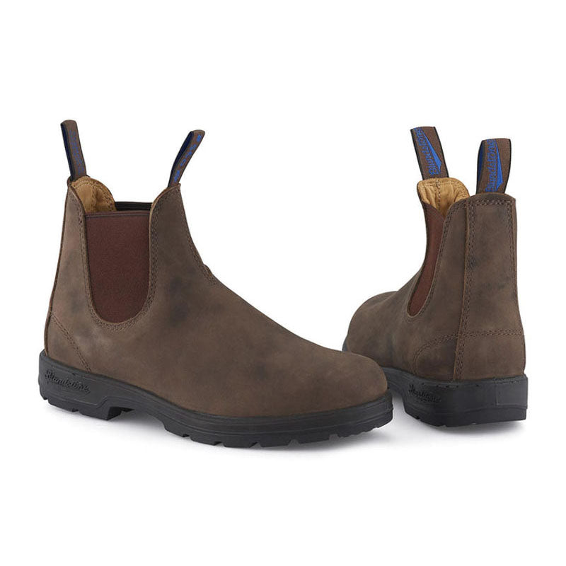 BLUNDSTONE 584 Leather Boots in Rustic Brown