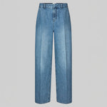 SECOND FEMALE Everly Denim Jeans in Blue Denim