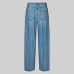 SECOND FEMALE Everly Denim Jeans in Blue Denim