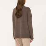WEEKEND MAX MARA WKDElegia Cashmere High Neck Sweater in Hazelnut