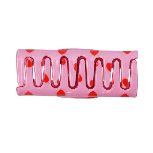 BLACK COLOUR BCBERLIN heart hair claw in Pink