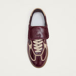 ALOHAS Tb.490 Club Onix Patent Leather Sneakers in Deep Burgundy
