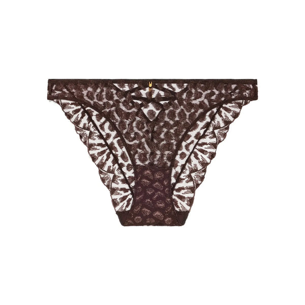 AUBADE Crazy In Love Italian Brief in Satin Brown