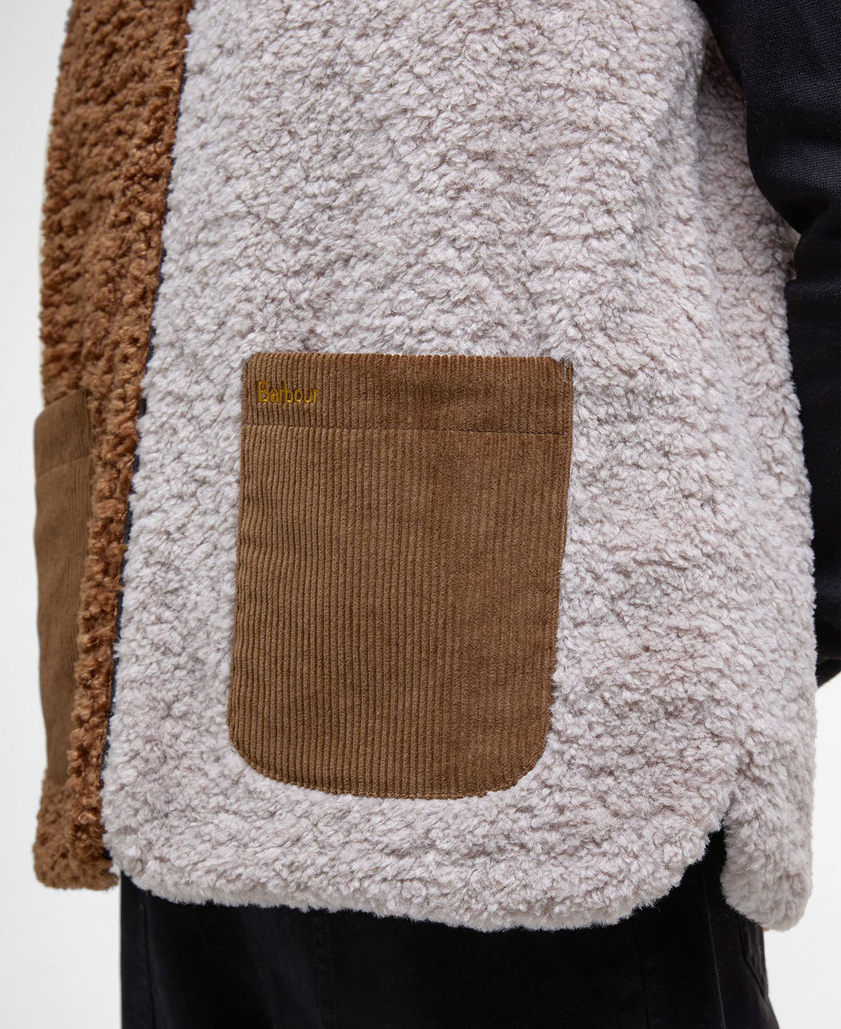 BARBOUR Cathy Fleece Liner in Natural/Camel/Black