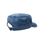 BLACK COLOUR BCGlenna Denim Cap in Blue Denim