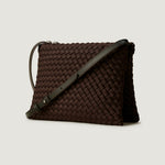 NAGHEDI Soho Envelope Crossbody Bag in Chocolate
