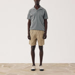 HARTFORD Oe Short Sleeve Polo Shirt in Cactus