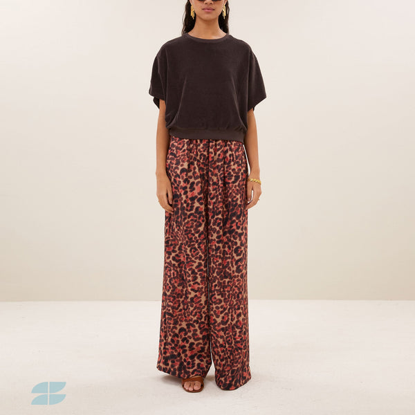 BY-BAR Nuki Slub Top in Coffee Bean