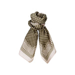BLACK COLOUR BCPaula Dotted Satin Scarf  in Army