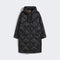 S MAX MARA MTCTrefe Midi Puffer Jacket with Hood in Water-Repellent Fabric in Black