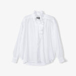 SOPHIE + LUCIE Maribel Voile Blouse in White