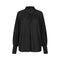 DEA KUDIBAL MadelaineDEA Silk Blouse with Drape Detail in Black