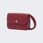 WEEKEND MAX MARA WKAPetali Smooth Calfskin Crossbody Handbag in Red