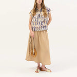 BEATRIZ FUREST Faustina Skirt in Camel