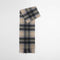 BARBOUR New Check Tartan Scarf in Sand Beige Plaid