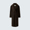 OUI Long Teddy Winter Coat in Mulch