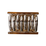 BLACK COLOUR BCKaz Small Hair Claw in Creme Leo