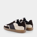 KENNEL & SCHMENGER Pop Suede Sneakers in Dark Brown/Cream