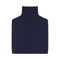 QUINTON & CHADWICK Funnel Neck Lambswool Poncho in Navy