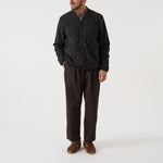 UNIVERSAL WORKS Oxford Mirco Canvas Trousers in Brown