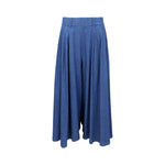 BLACK COLOUR BCHermione Split Skirt in Denim Blue