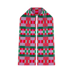 QUINTON & CHADWICK Brushed Block Scarf  in Hyper Nature
